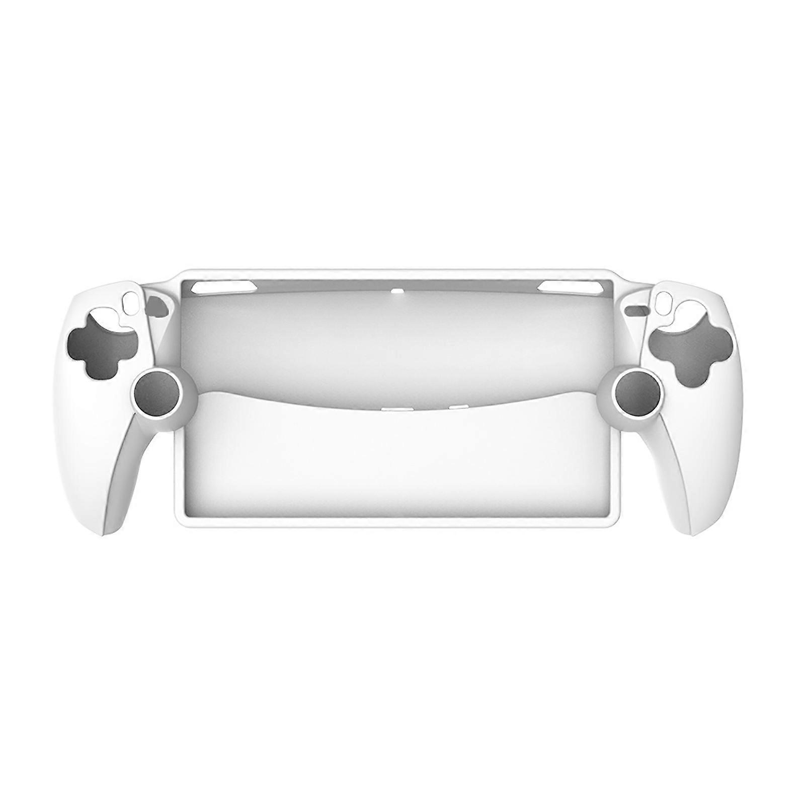 Shockproof Cover Sleeve Soft Skin Drop Resistant Suitable for Game Consoles White