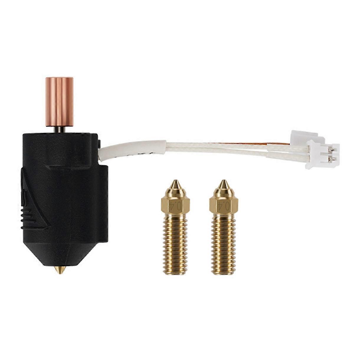 Ceramic Heating Block Kit with 2Pcs Nozzles,for K1/K1 Max 3D Printer