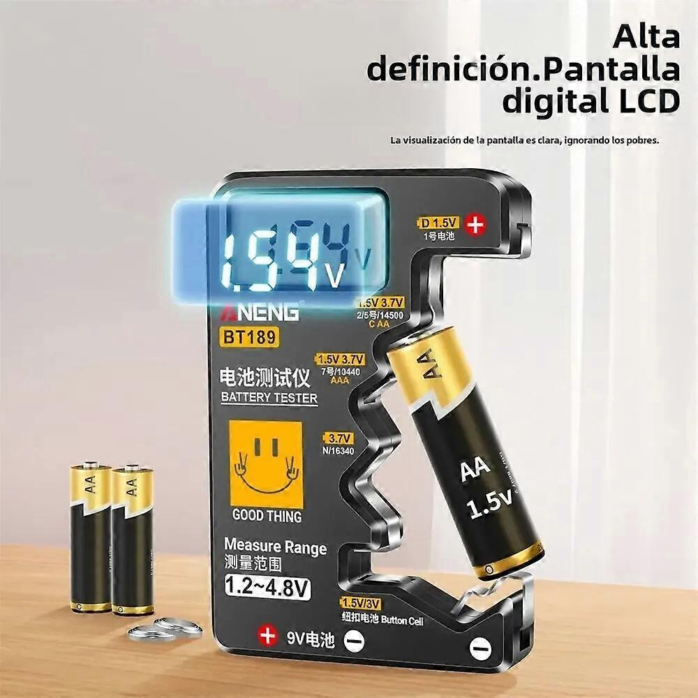 Battery Power Detector with Voltage and Remaining Voltage Display, Home Test Tool, No Chemicals of Interest