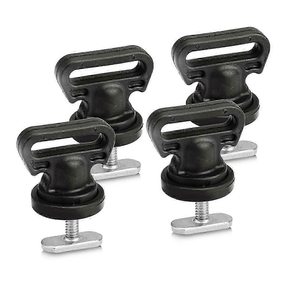 4 Pack Kayak Track Mount Tie Downs for Kayak Accessories Securing for Kayak Canoe Boat