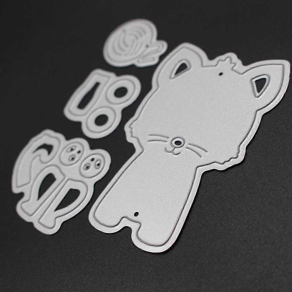 FAI DA TE Metallo Taglio Muore Stencil Scrapbook Album Carta di Carta Goffratura Craft Tool Argento