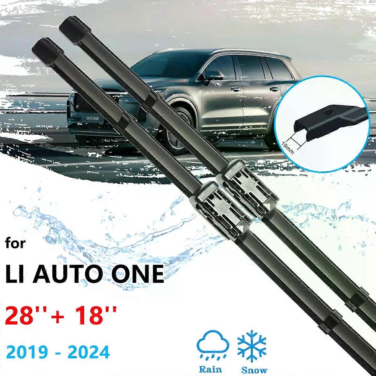 For For Lixiang Li One 2019 2020 2021 2022 2023 2024 Front Wiper Blades Window Windshield Windscreen Brushes Cutter Auto Accessories