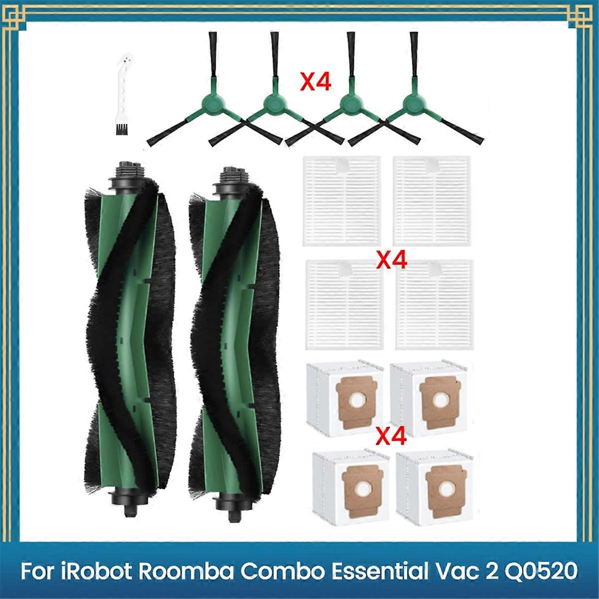Replacement Dust Bags For IRobot Roomba Combo 2 Essential AutoEmpty Dock - 10-Pack Compatible With Q0520/Q052020