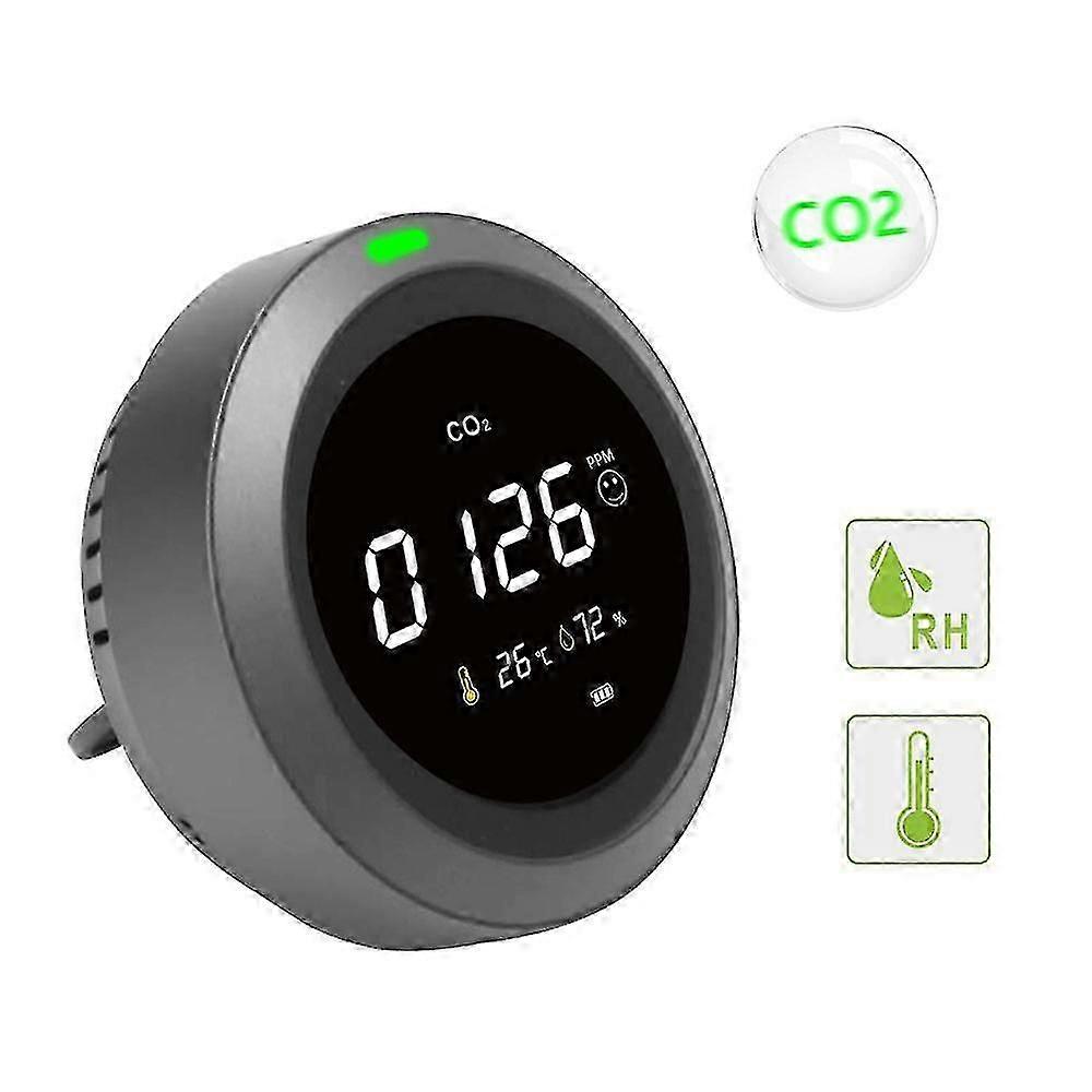 Pth-5 Intelligent Co2 Detector Air Quality Detector Home Temperature And Humidity Meter