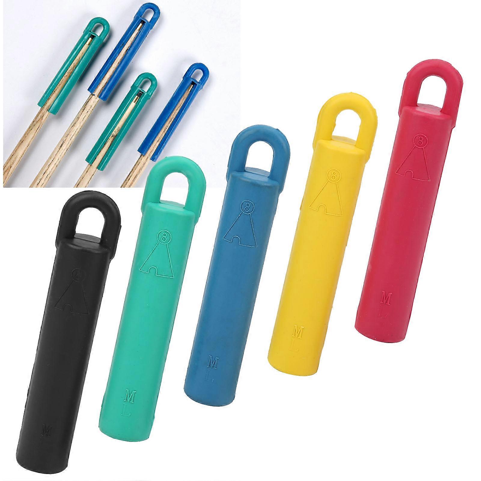 2 Set Billiard Cue Tip Clamp Holders Rubber Hangers 10.5cm