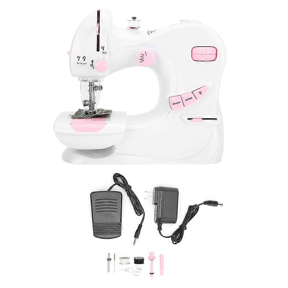 Electric Sewing Machine Mini Portable Multi-Function Household Embroidery Tool Crafts 100-240V