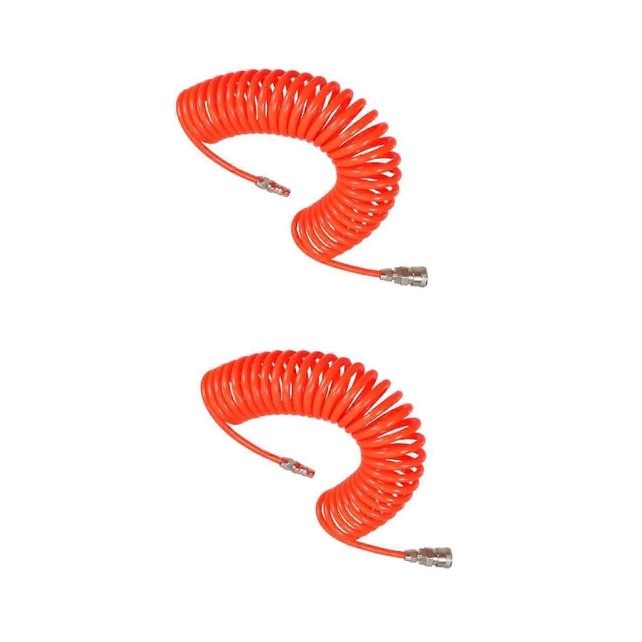 2pcs Compressor Hose Industrial Pneumatic Quick Connector for Air Compressor Tool Hose Replacement