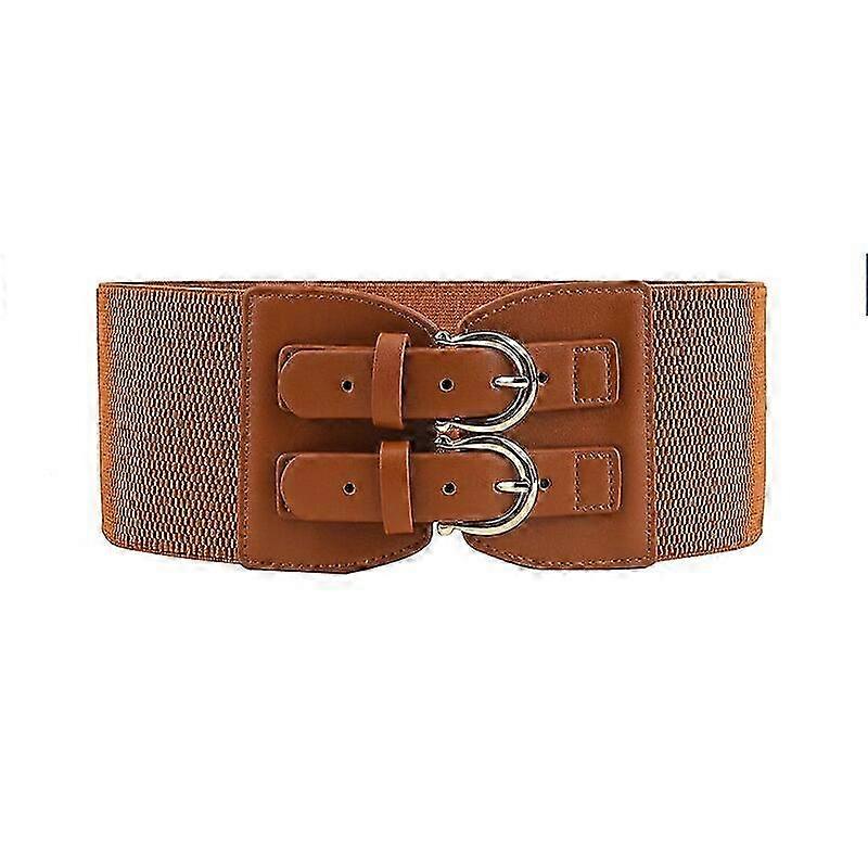 JiaWei High sense retro pin spænde talje forsegling elastisk elastisk bred bælte dame mode tilbehørBælter EIA