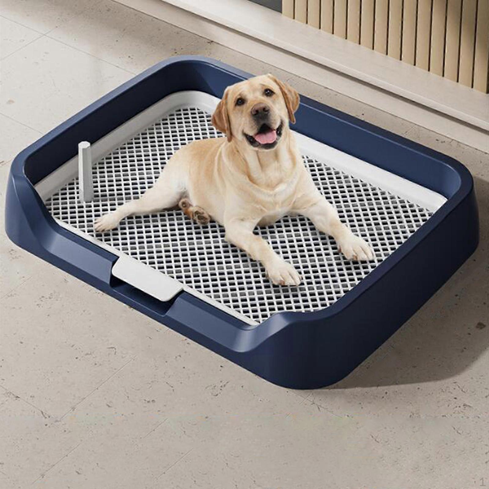 Dog Potty Pad Indoor Tray Keep Paws and Floors Clean Grids Pet Training Toilet for Small
