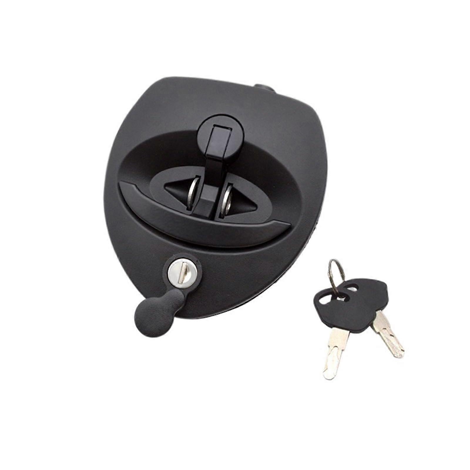 MS9091 Folding Compression Lock Panel Lock for RVs, T-Handle Instrument Box, Durable Peach Lock, 1 Piece