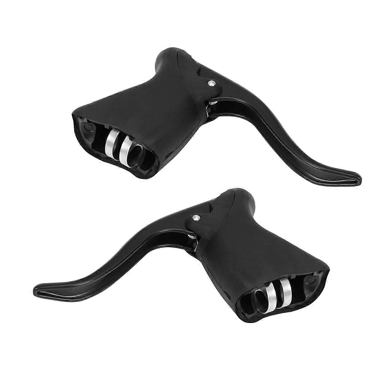 Bicycle Brake Levers 1 Pair Alloy Handlebar Front Brake Lever Compatible with Mountain and Road Bikes