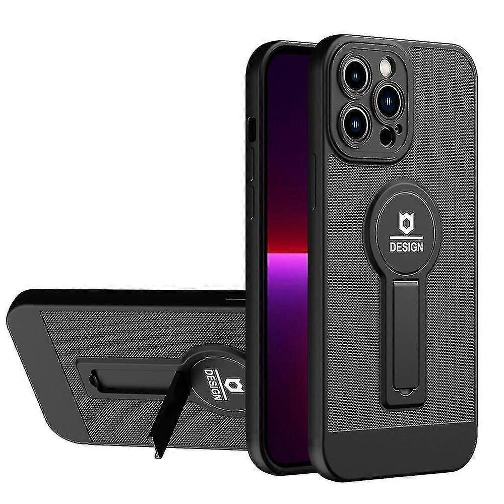 Color Splicing Camera Protection Case Compatible Iphone 14 Pro Max/14 Pro/14 Plus/14 With Magnetic Stand