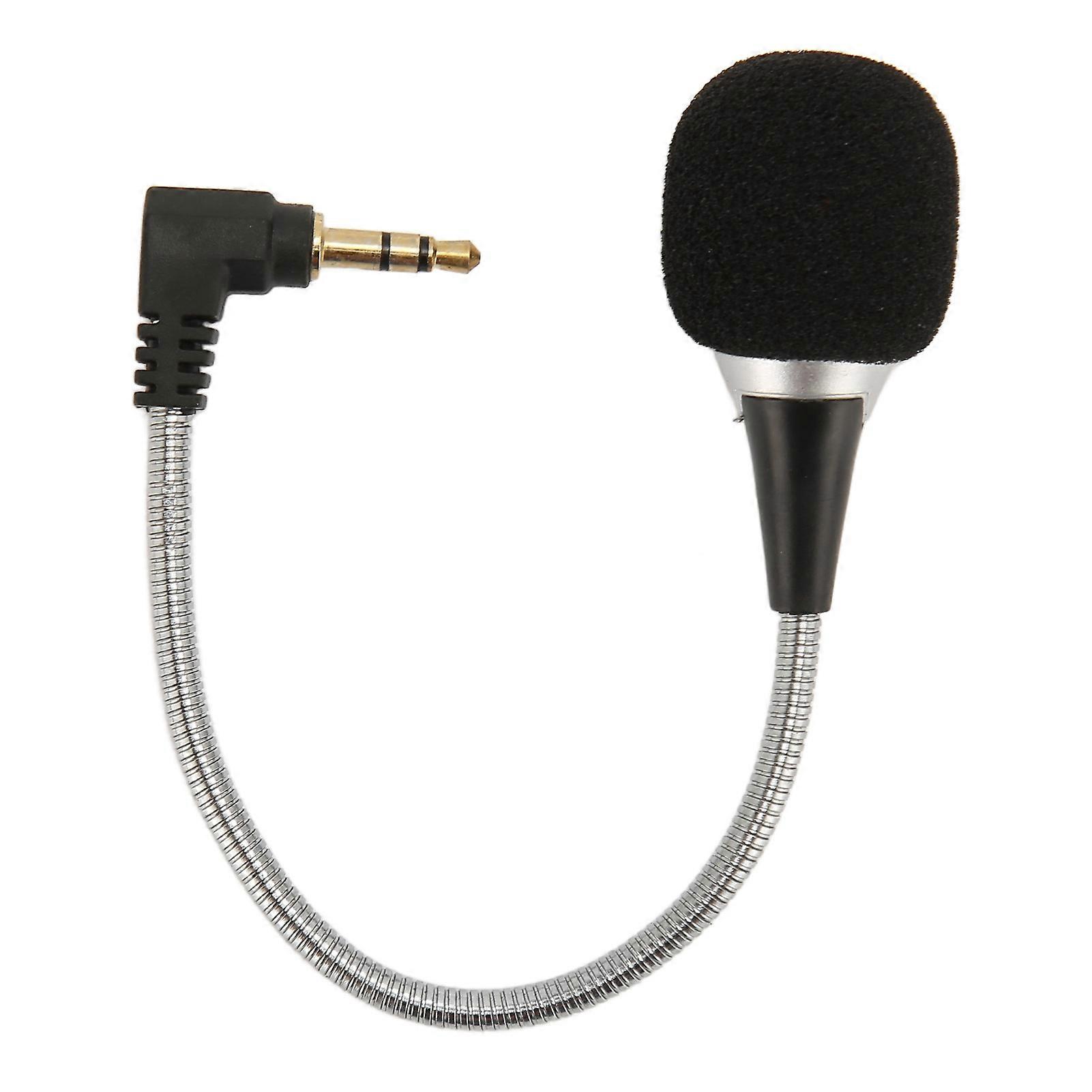 Mini Condenser Noise Reduction Professional Flexible Gooseneck Microphone for Laptop Computer
