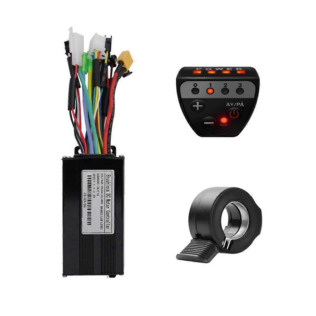36V 48V 26A Brushless Controller G20 Meter LED Display+130X Throttle Kit for Electric Scooter E-Bike Repair Kit