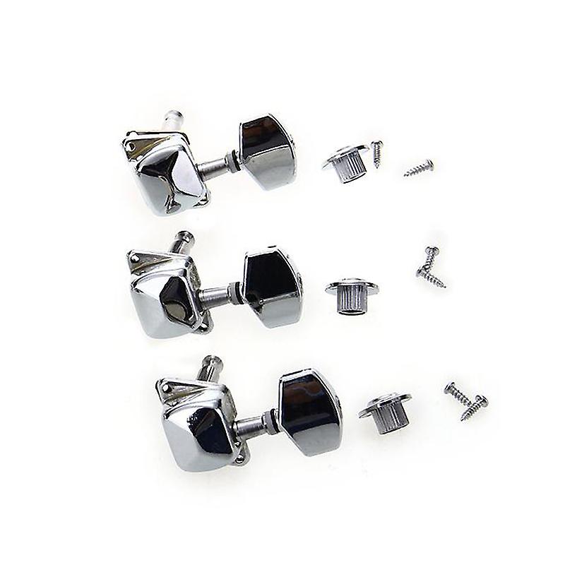 Guitars Acoustic Guitar String Button Metal Semiclosed Tuning Pegs Tuners Machine Heads 3x3