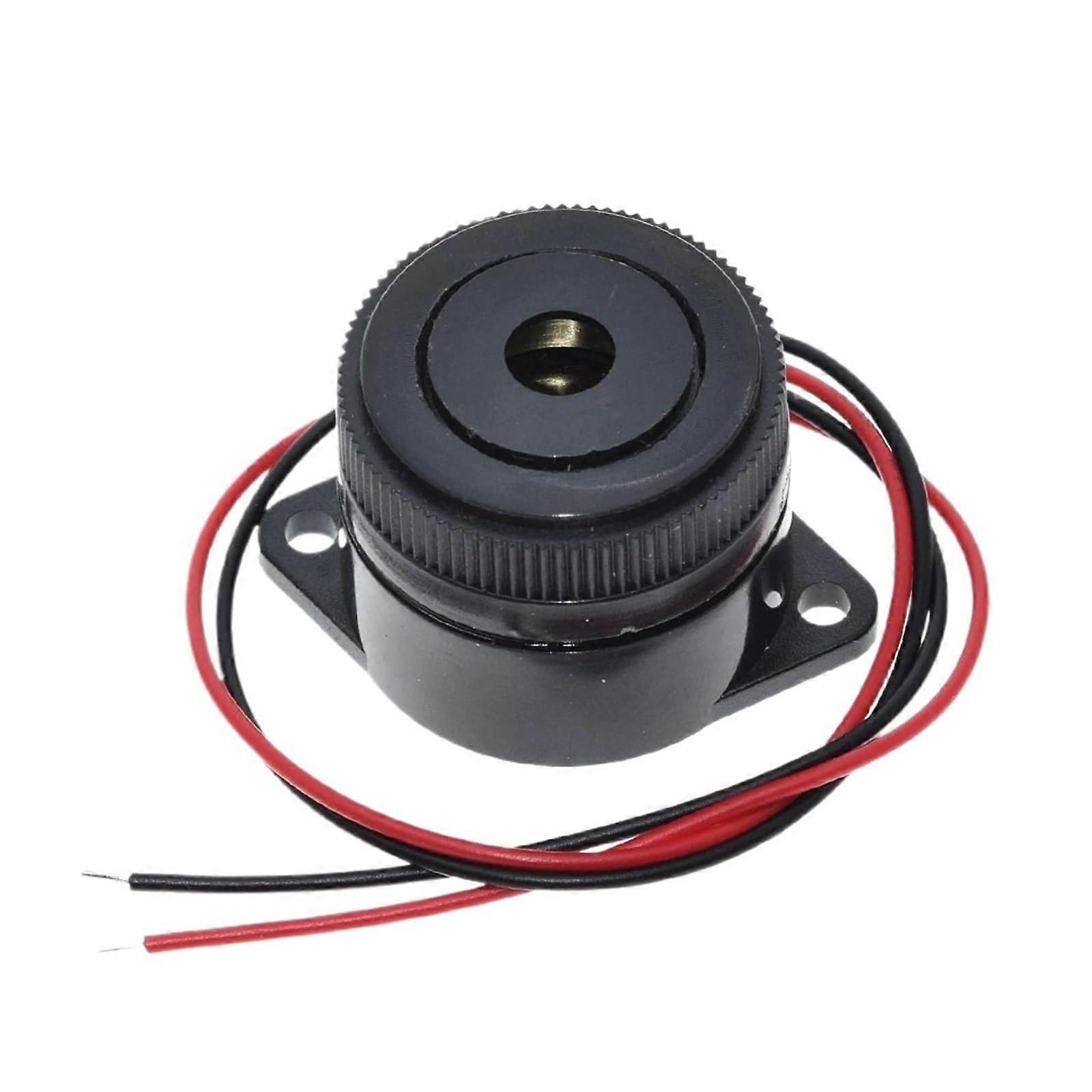 QSI-2910 Active Piezoelectric Buzzer 90DB 29.5x24.5mm DC 12V Continuous Sound for Alarms and Signals