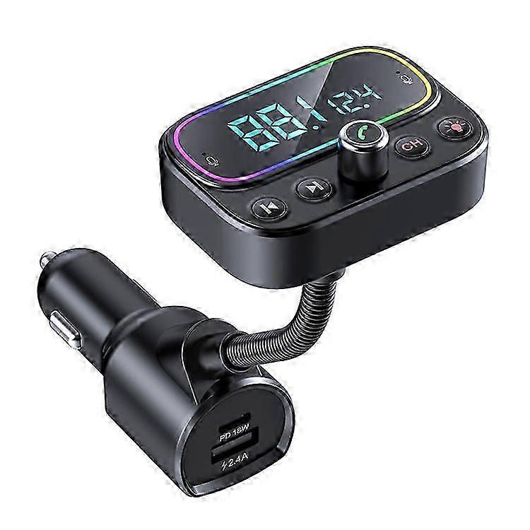 Bluetooth Car Adapter, Usb C Pd Car Bluetooth Transmitter Wireless Car Bluetooth Kit