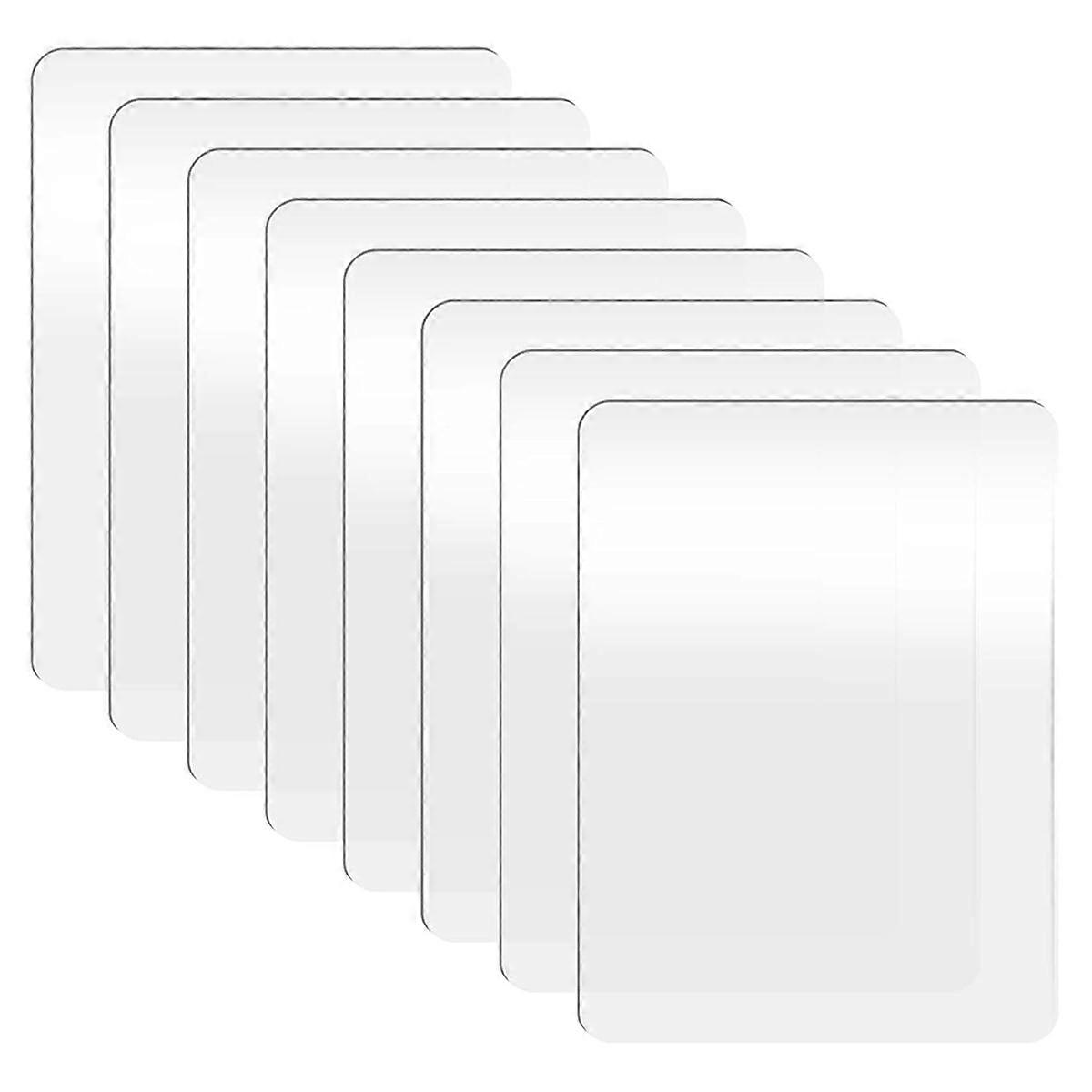 8 Pcs Clear Acrylic Cutting Pads, Clear Cutting Plate Acrylic Cutting Pads for Embossing Crafting