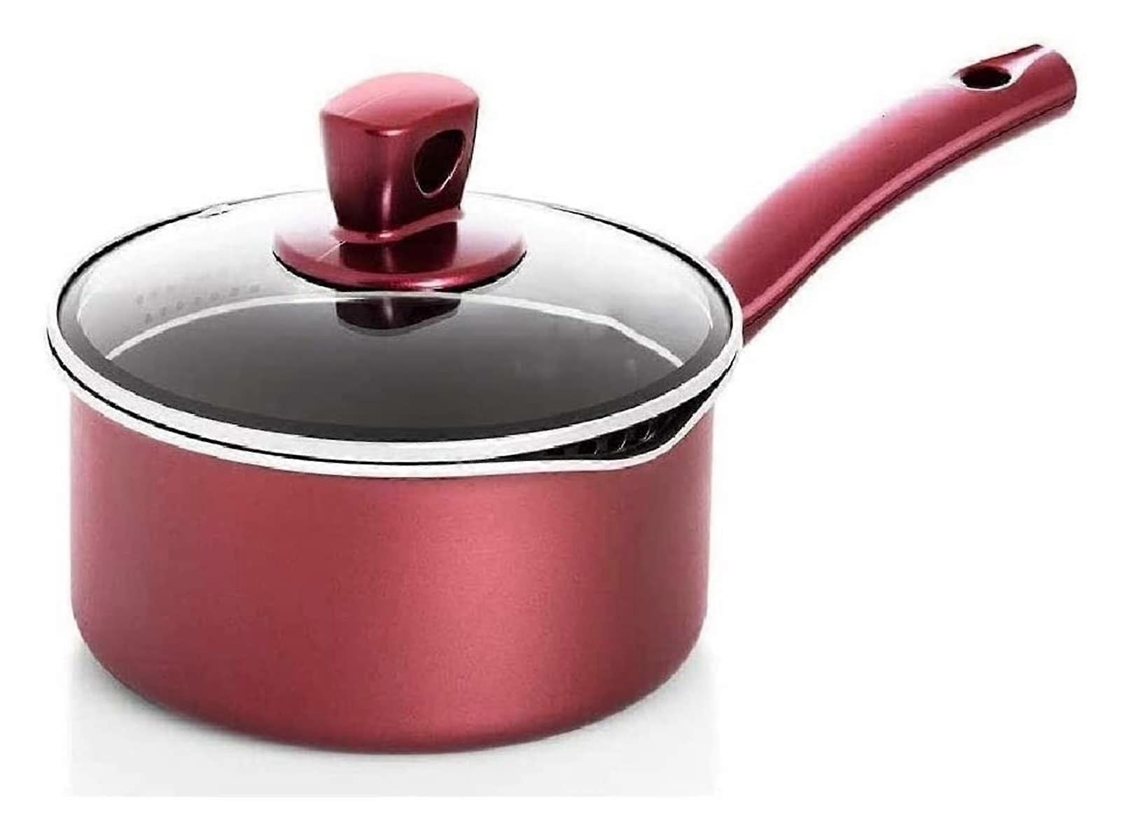 Wok Cookery Milk Pot MultiFunction Soup Pot Gas NonStick Metal Utensils with Lid Frying Pan Soup Pot Frying Pan