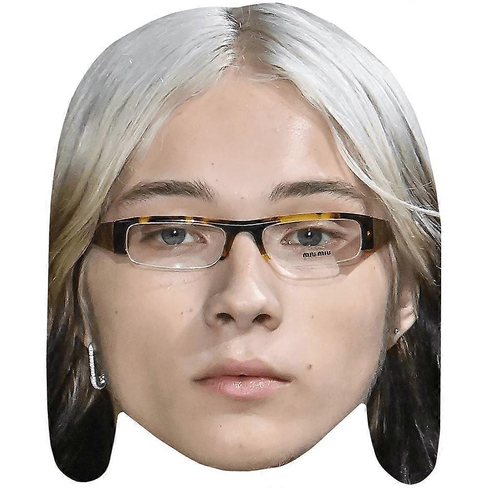 Gunner Shepardson (Glasses) Celebrity Mask, Flat Card Face