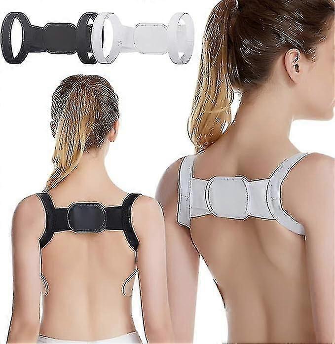 2pcs Posture Pro Fix Neck And Shoulder Corrector For Kids And Adult, Adjustable Hunchback Correction Straightener Belt For Back