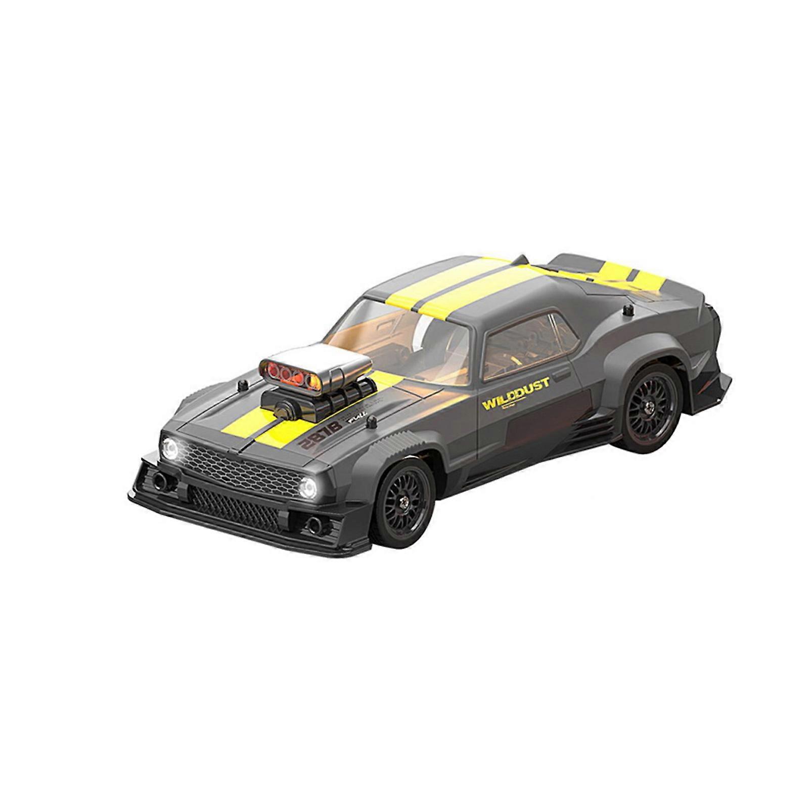 1/16 Remote Control Drift Car With ESP Gyro Stabilizer 4WD Design High Speed Model Drifting Car For Racing Enthusiasts Gray yellow