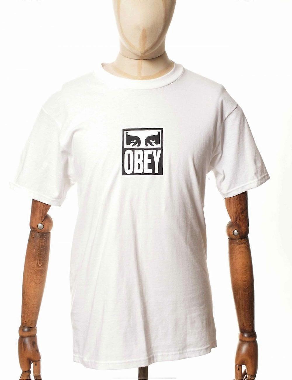 男士 Obey Clothing Eyes Icon 3 T 恤 - 白色