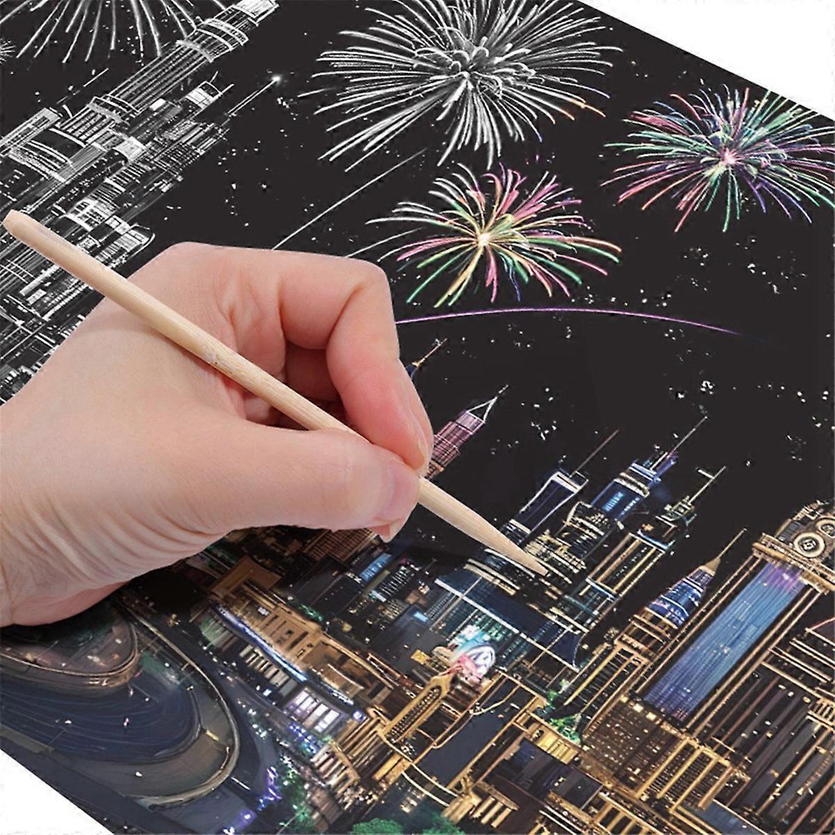 Handmade Accessories Adults Scratching Drawing Decompression Tool A