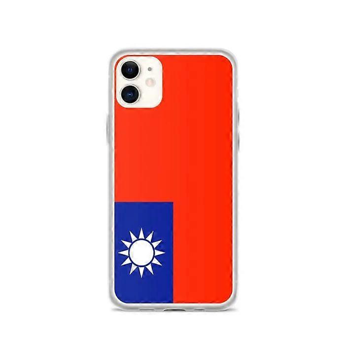 Phone Case - PIXELFORMA - Taiwan Flag - Compatible with iPhone 11 - Flexible - Shockproof