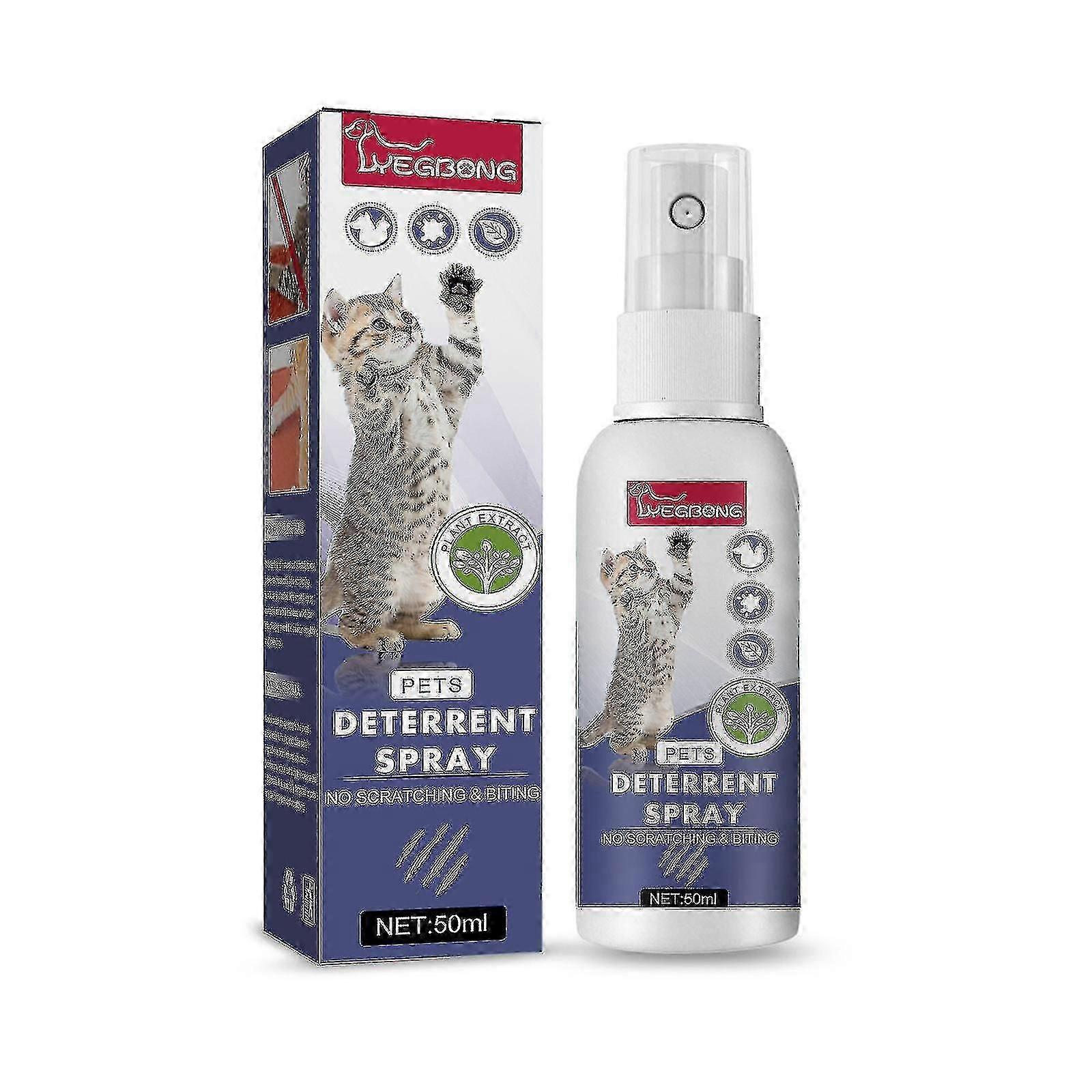Cat Spray Deterrent, Bitter Training Aid Cat Scratch Resistant Furniture Protector To Keep Away - Indoor And Outdoor