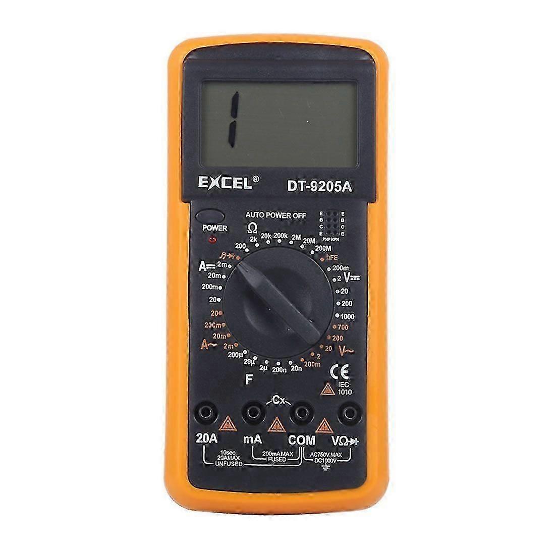 DT9205A LCD digitalt multimeter