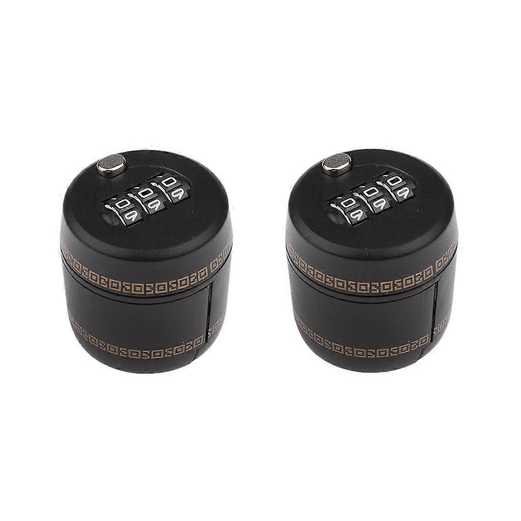 2pcs Password Lock Bottle Stopper Wine Vacuum Plug Combination Liquor Pick