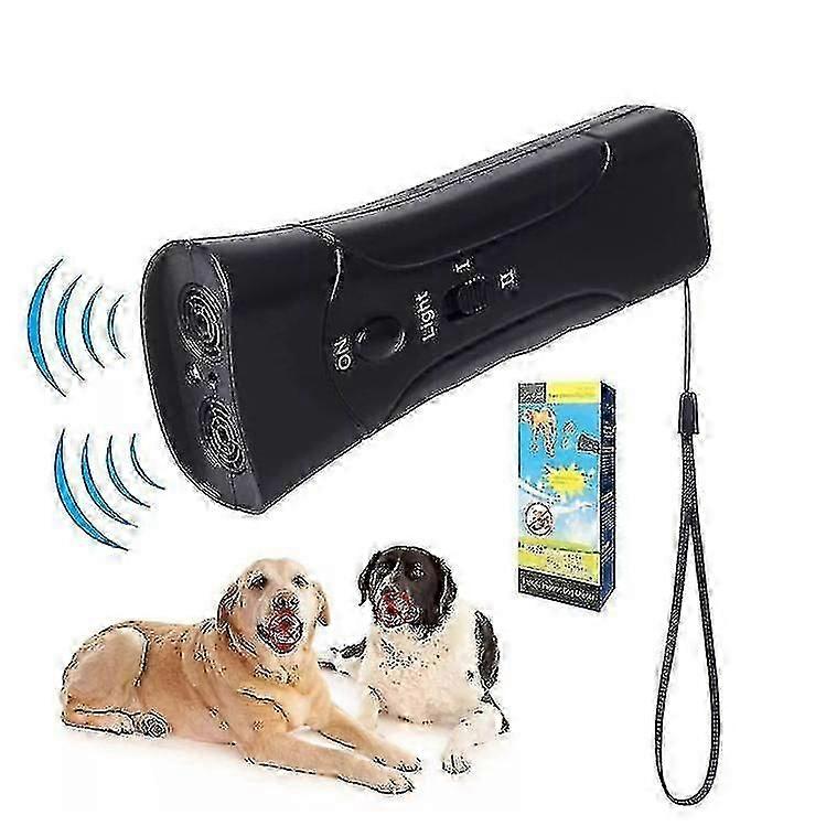 2 In 1 Ultrasonic Dog Training And Anti-barking Device Dog Barking Control , Rechargeable Dog Deterrent