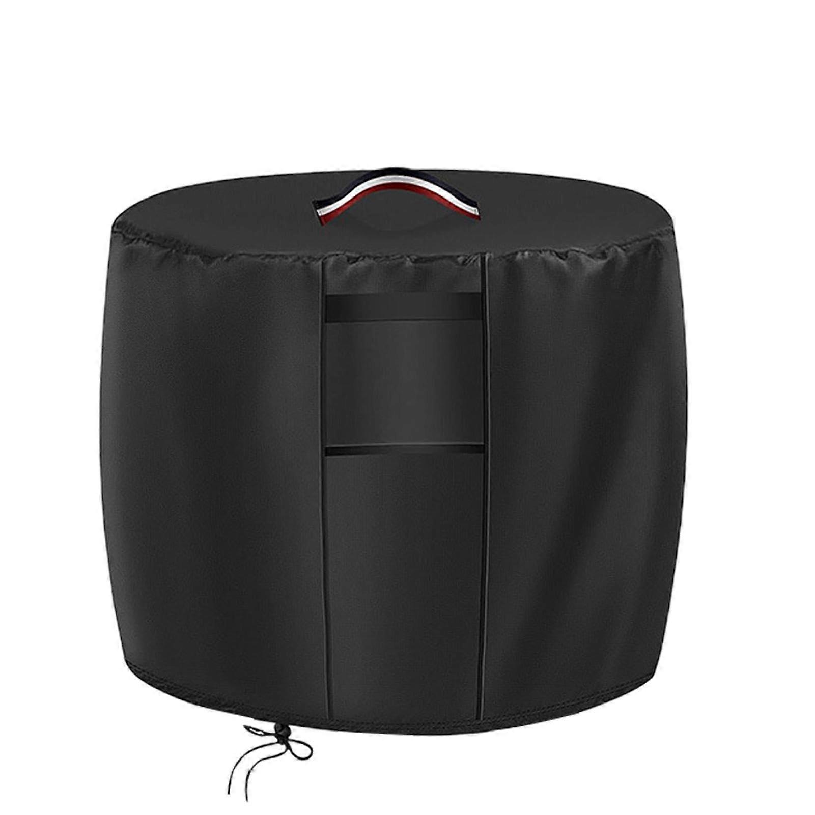 Cover for fire bowl, waterproof with carrying handle, drawstring, polyester, 33 X 30 inches