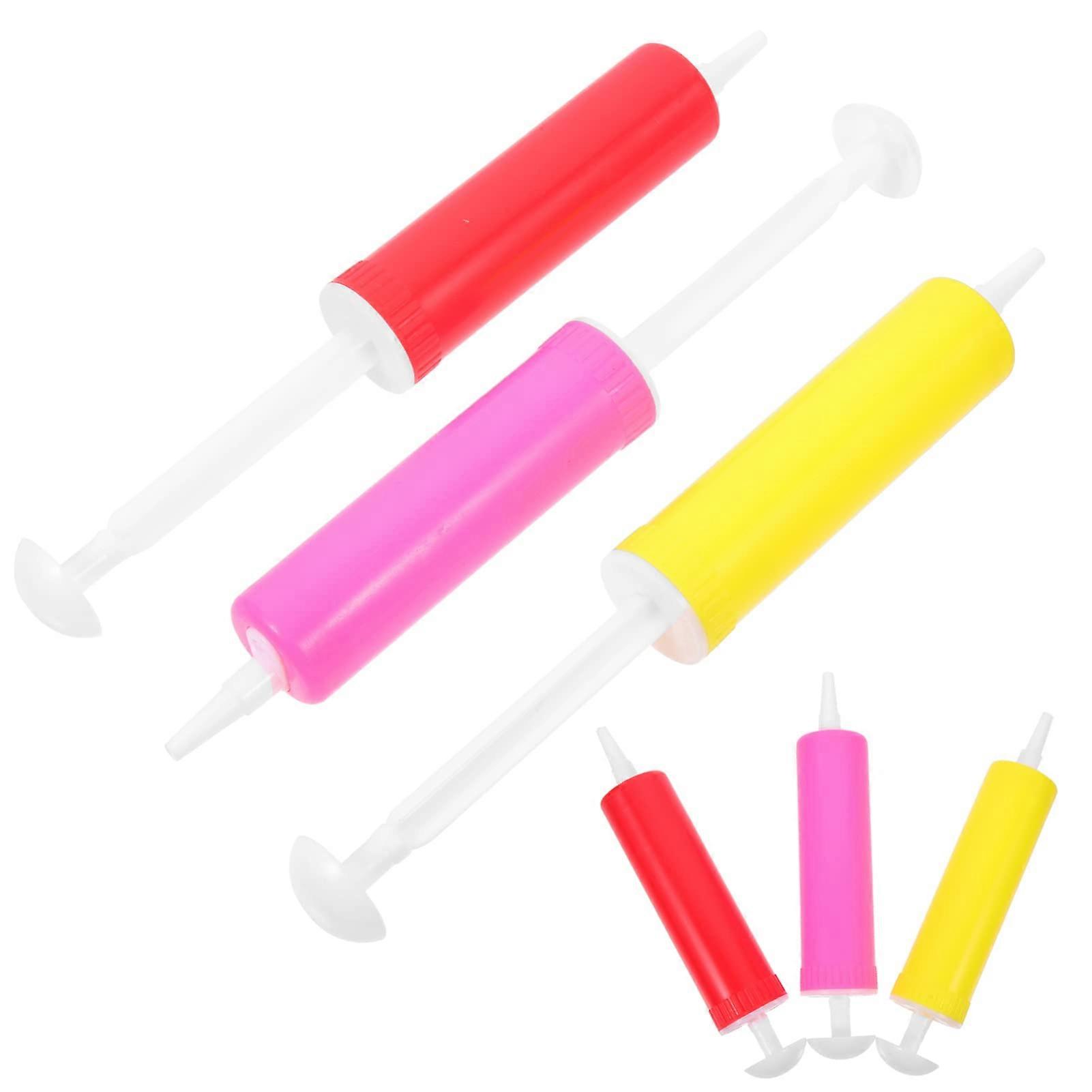 Manual Air Pump Hand Pump for Balloons - Pack of 10, Portable Balloon Inflator for Party Decorations, Lightweight Design