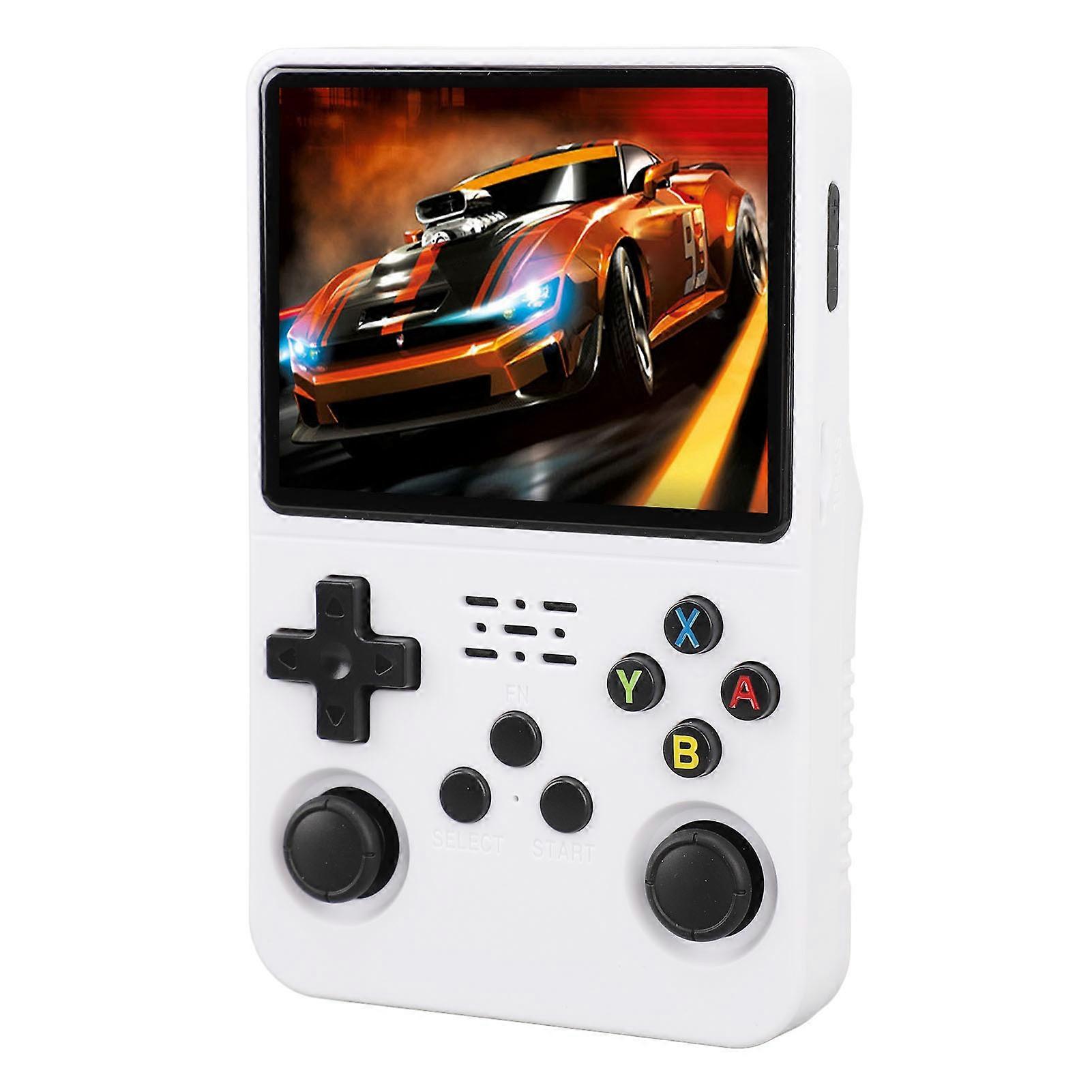 Handheld Game Console 32GB 64GB 3.5 Inch IPS 640x480 Screen 30000 Games Portable Retro Video Gaming Console White 