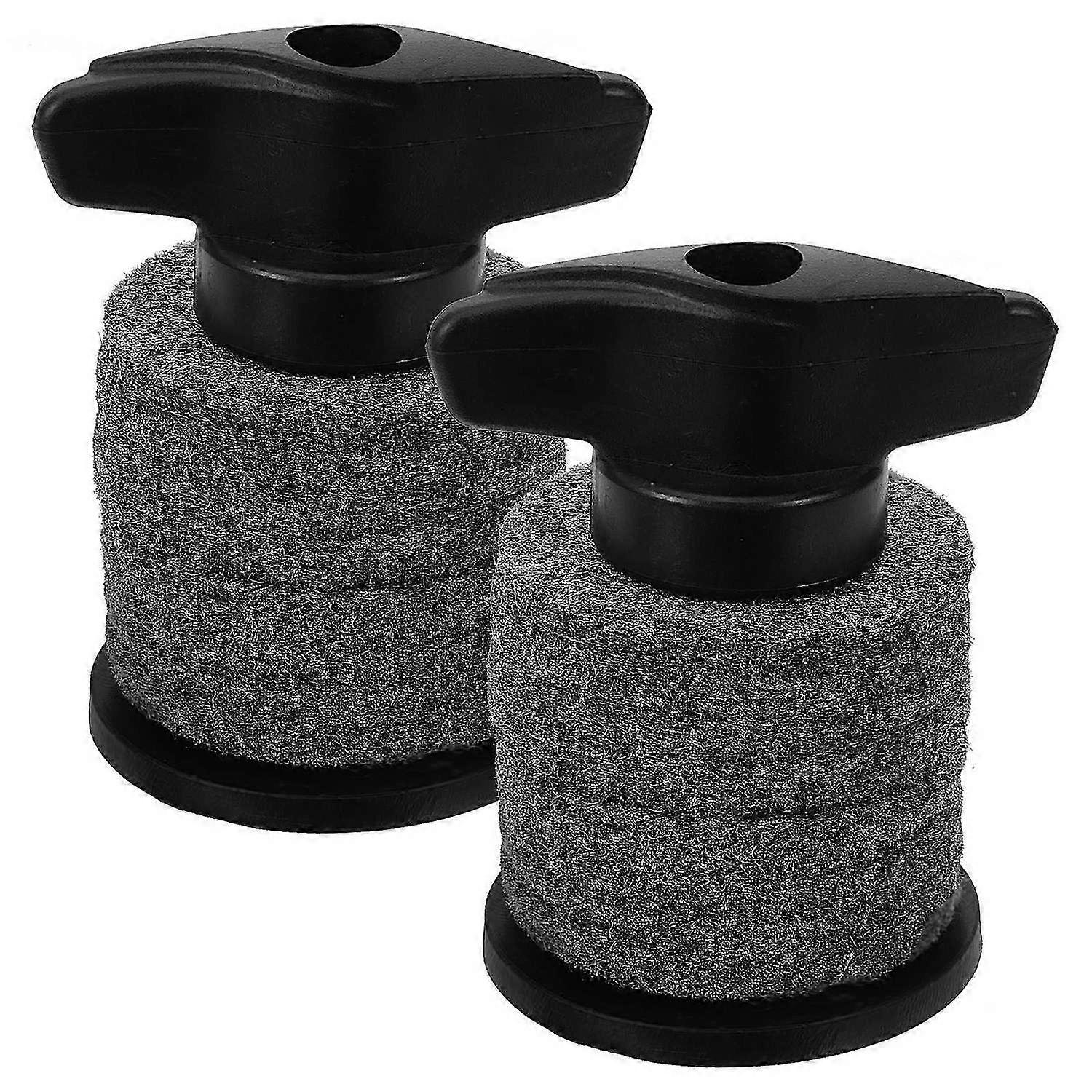 2 Sets Drum Cymbal Sleeves Plastic Drum Cymbal Stands Percussion Instruments