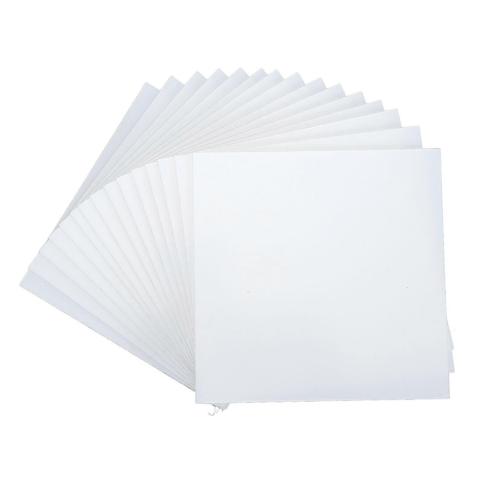 15Pcs Vacuum Forming Splint Sheets Thermoforming Materials for Vacuum Forming Machine Soft 1.5mm Square (HYG TM28 1.5)