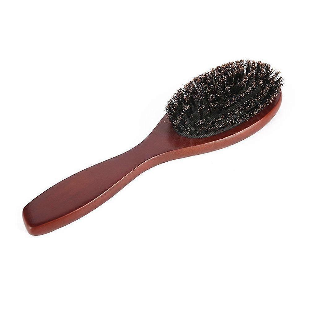 Dark color without holes (A)$Pig bristle comb ladies massage air cushion comb lotus head meridian home fluffy hair airbag comb
