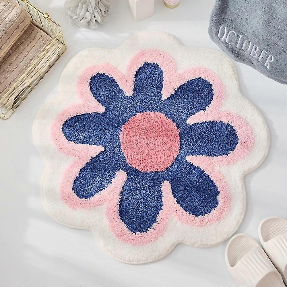 Non Slip Bath Mat Rug Ultra Soft Absorbent Bath Mat Simple Ins Absorbent Door Mat Home Decoration
