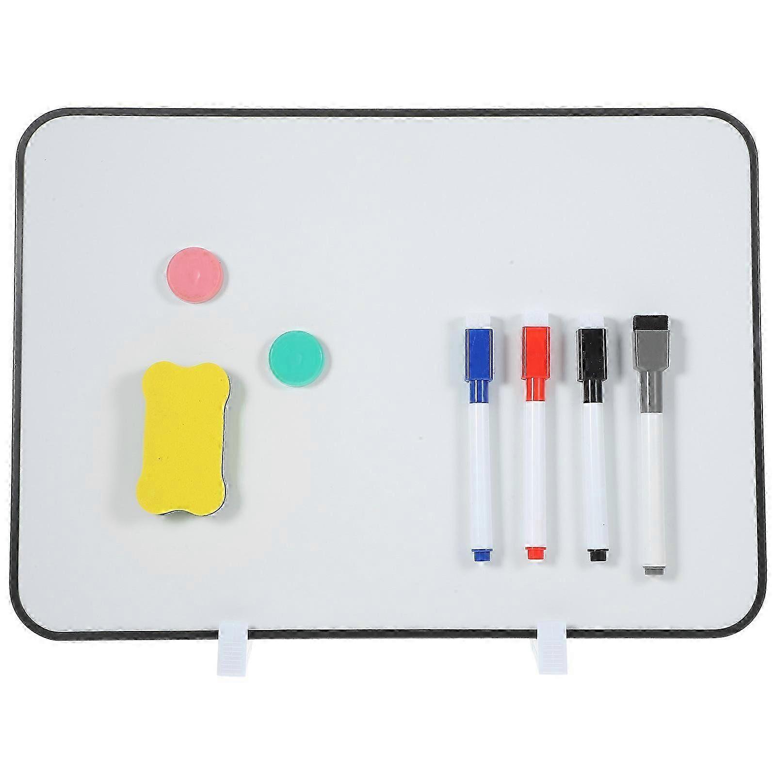 Double-Sided Dry Erase Whiteboard Set, Reusable Writing Board for Home & Office Wall Mount