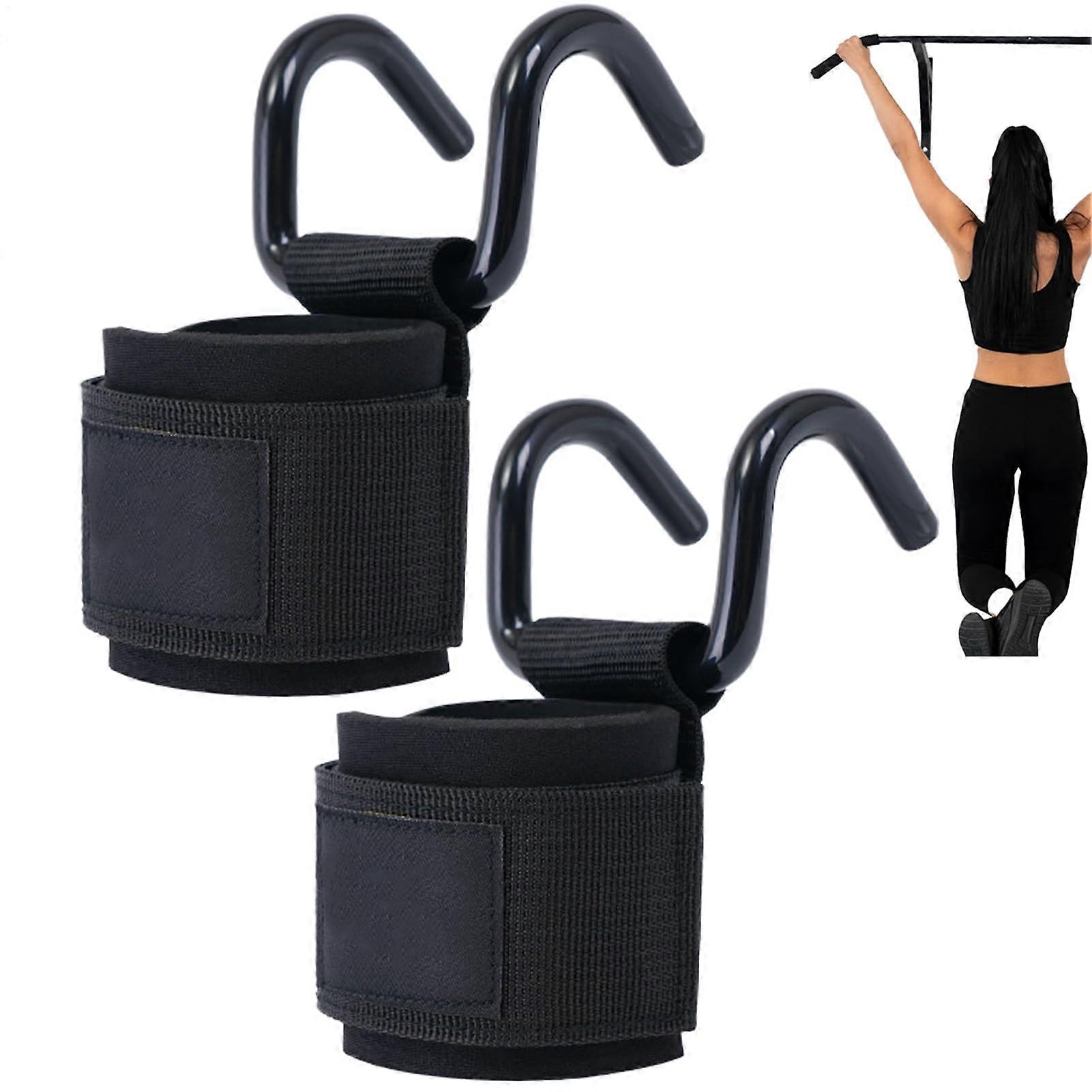 Hooks for men Grip for home fitness training Wrist support protection for pullups and strength training at home