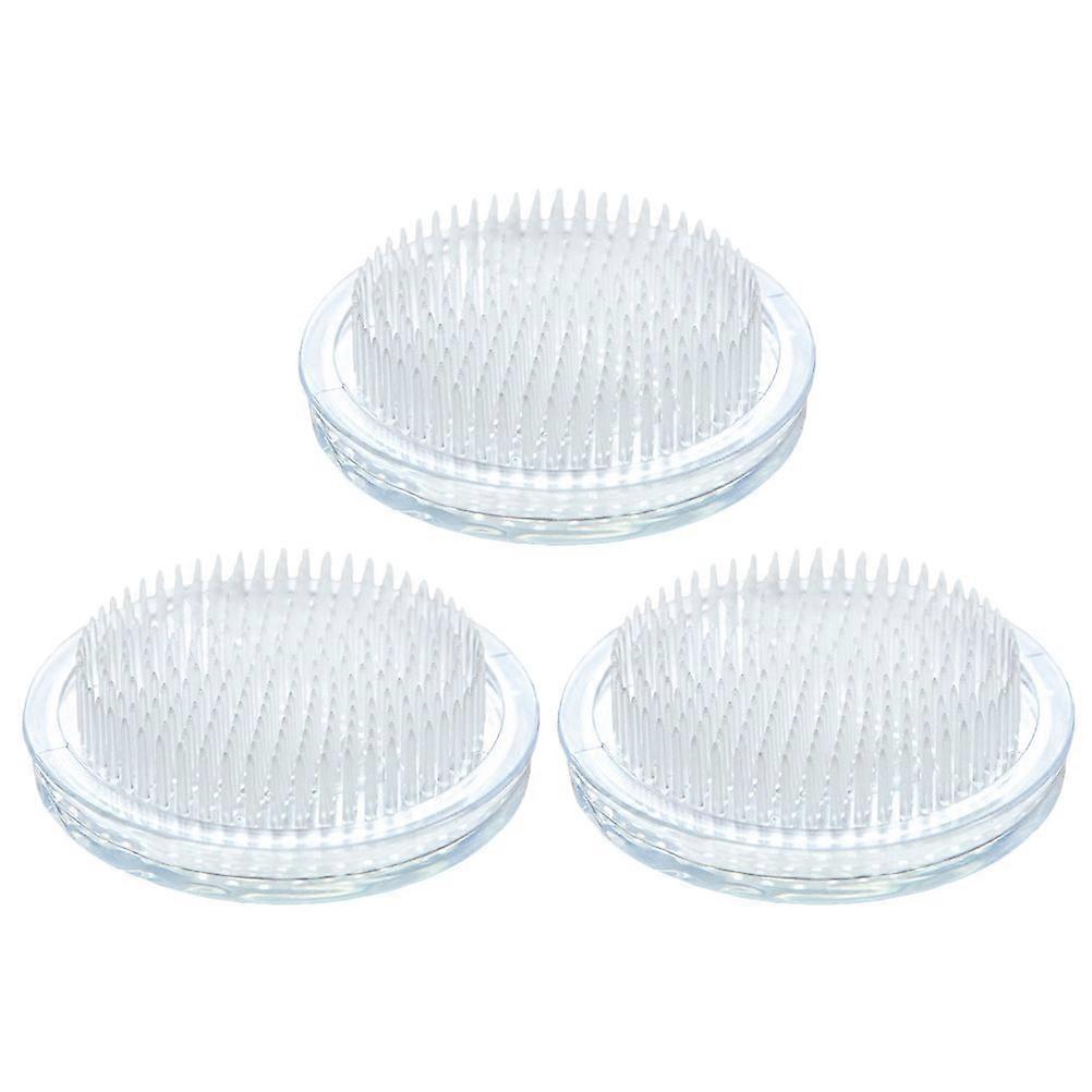 3pcs Round Flower Pin Holder for DIY Floral Arrangements – Strong Stem Fixation Base to Stabilize Flowers and Enhance Home Decor