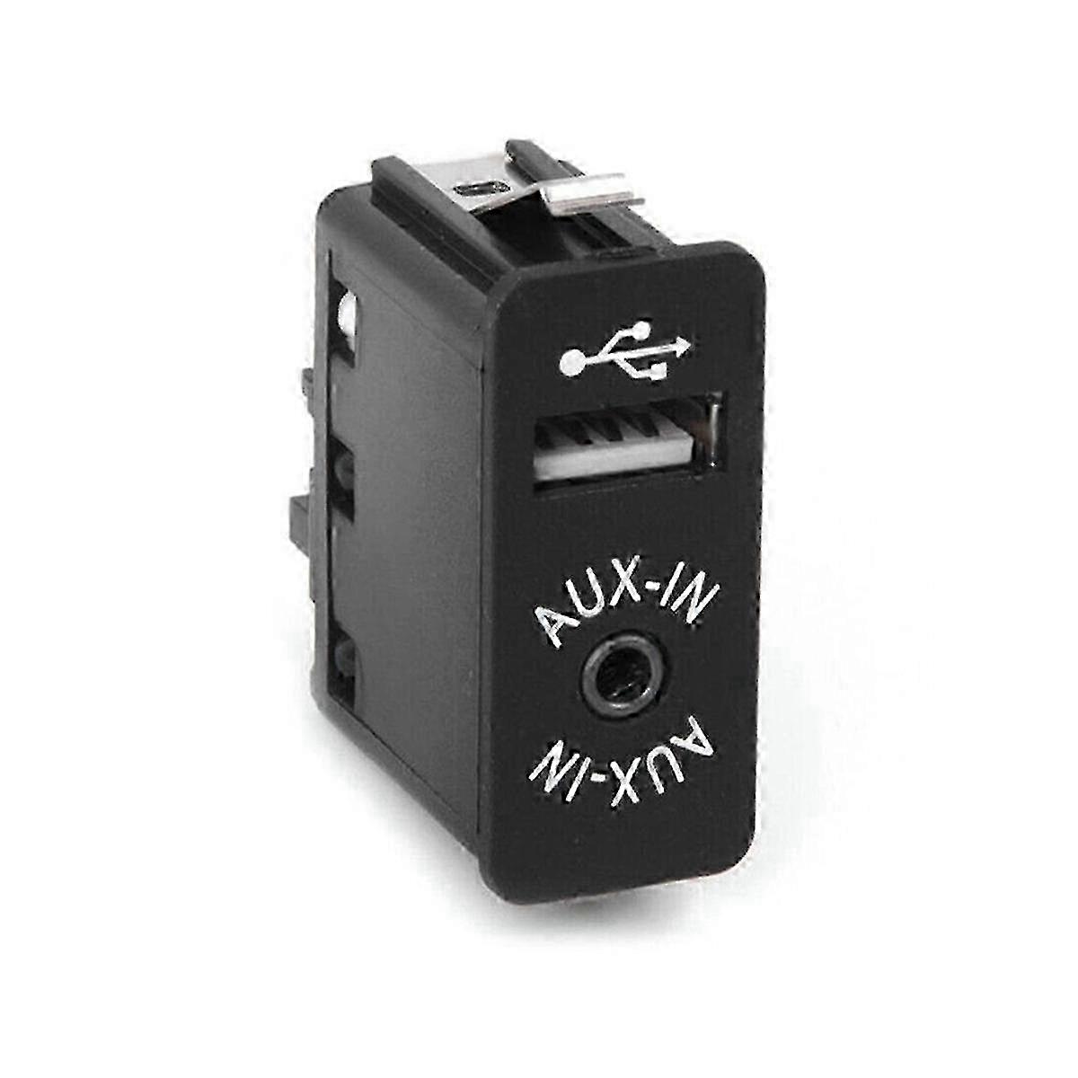 E60 E61 E63 E64 E81 E82 E84 E87 E8 Hoge kwaliteit USB AUX-aansluiting 84109237653 9237653 compatibelZwart SZRH