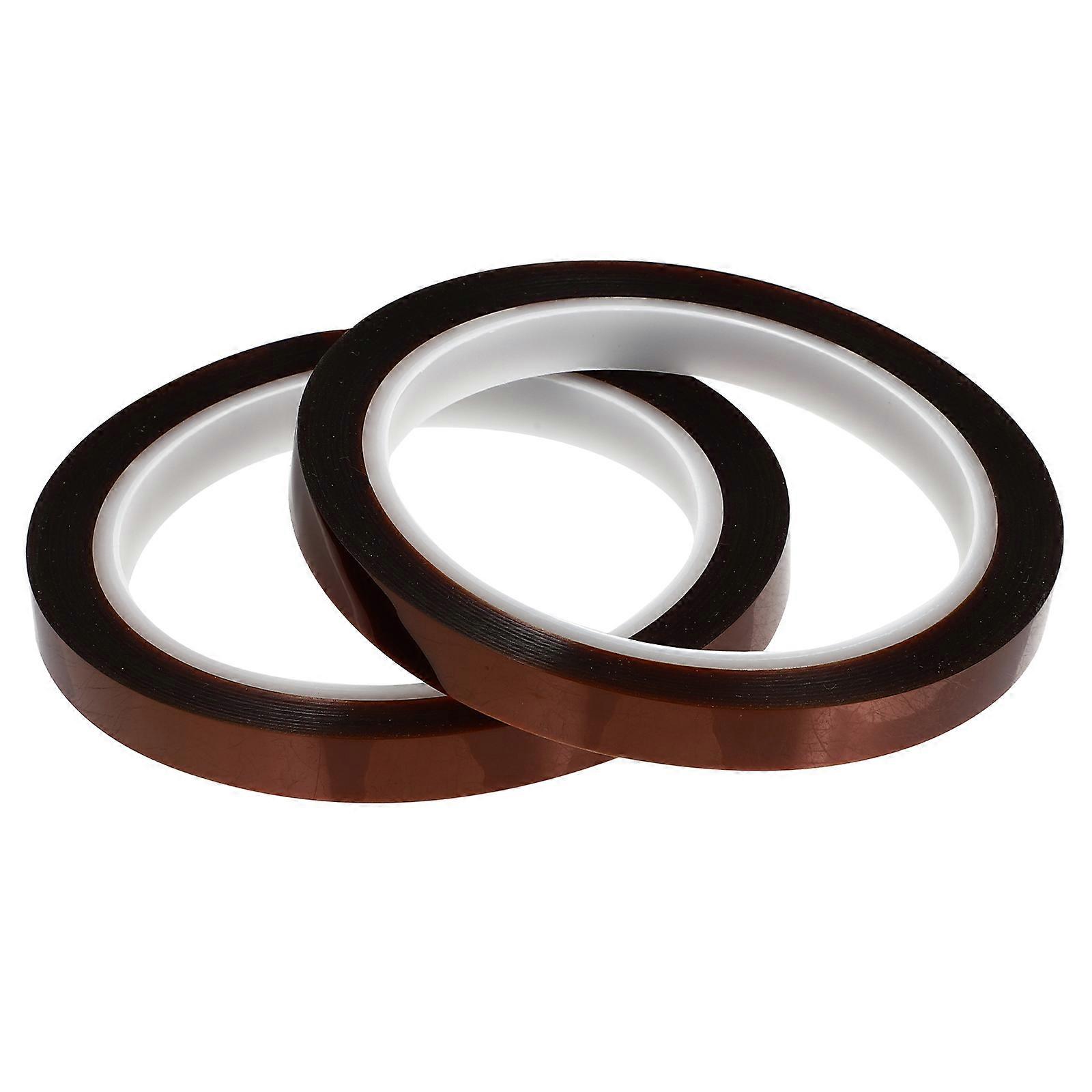 Heat Resistant Sublimation Tape 2 Rolls for Heat Press Transfers, No Residue Adhesive for DIY, Welding, and Electronics Repair