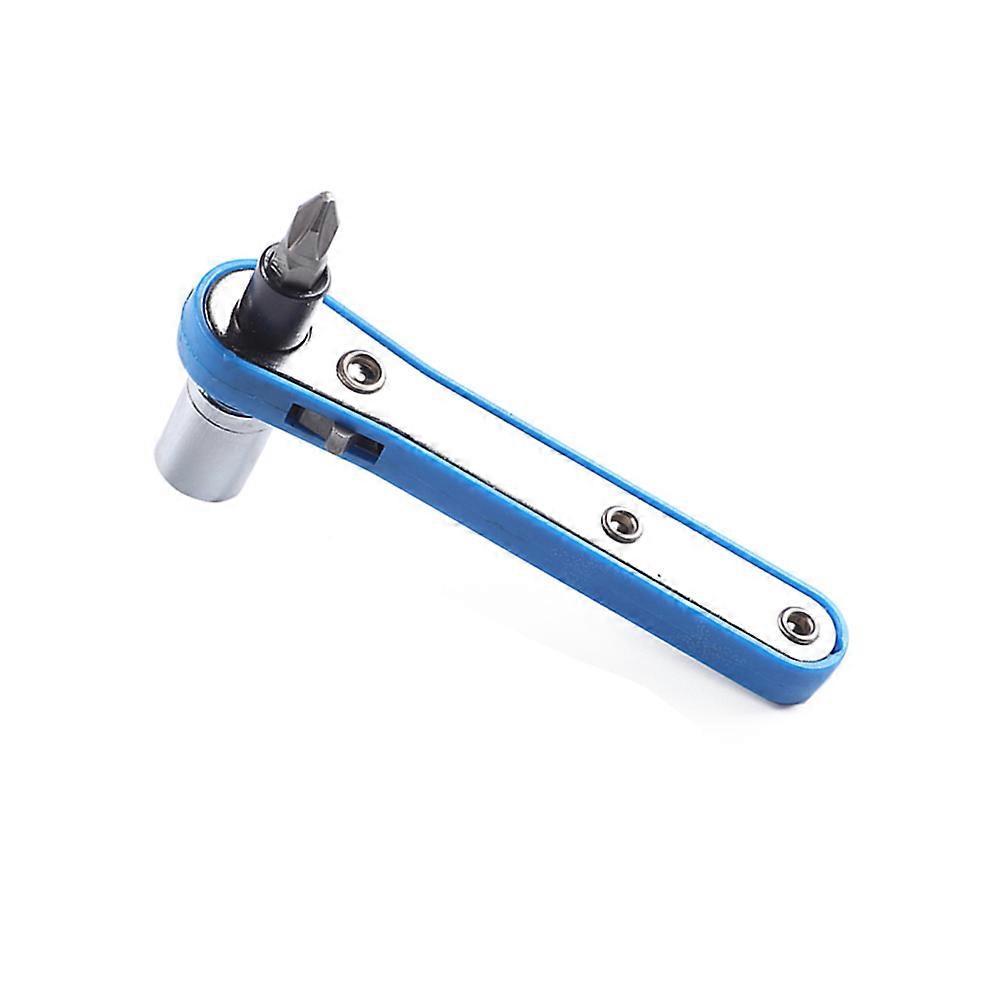 Ratchet Screwdrivers Angled Right Angle Flex Easy To Use Plastic DIY Enthusiasts 1Set