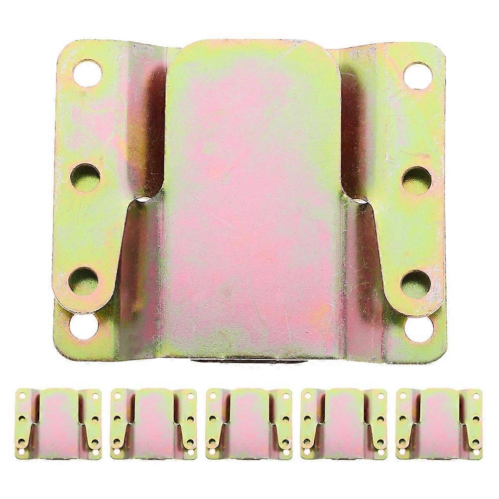6 Pack Sectional Sofa Connectors, Furniture Brackets for Sofa Bed Stability, Ideal for Living Rooms, Galleries, and Offices, Elegant Design for Home
