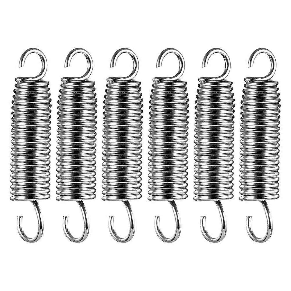 Drum Tension Spring Drum Pedal Parts Drum Accessories 6Pcs Spring Shape Durability