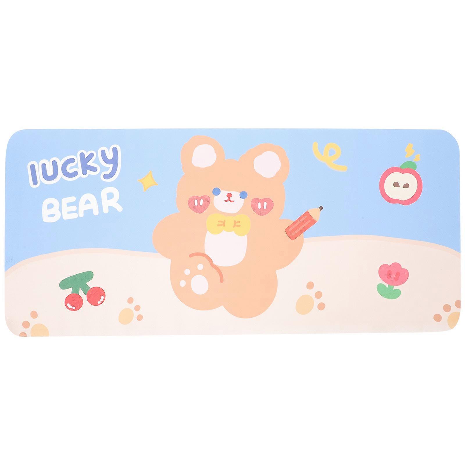 Cute Kawaii Mouse Pad with Non Slip Base, Wear Resistant Desktop Mat for Gaming, Office Use and Perfect Gift