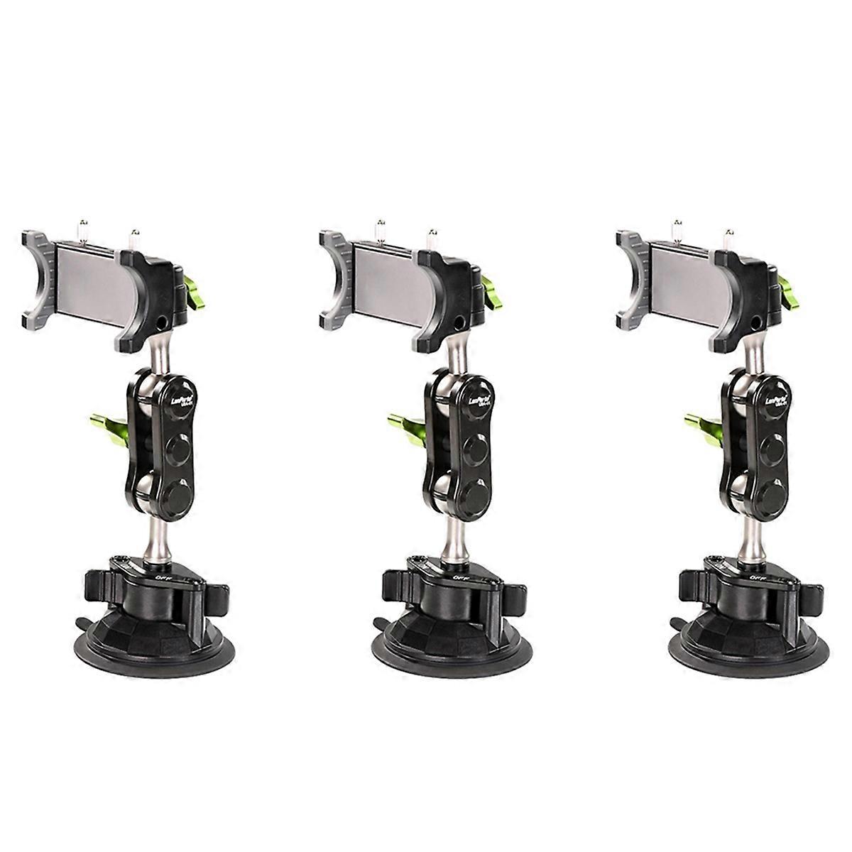 3X LanParte New Phone Holder Car Phone Holder Stabilizer Phone Selfie Stick 360° Rotating Bracket
